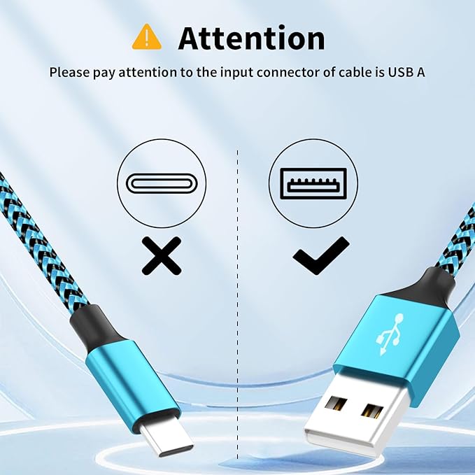 Firsting Multi Charging Cable, 3 in 1 Charging Cable Nylon Braided Universal - Image 3