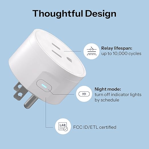 SONOFF Matter Smart Plug S41s, 15A 1800W Max, Remote & Voice Control via - Image 3