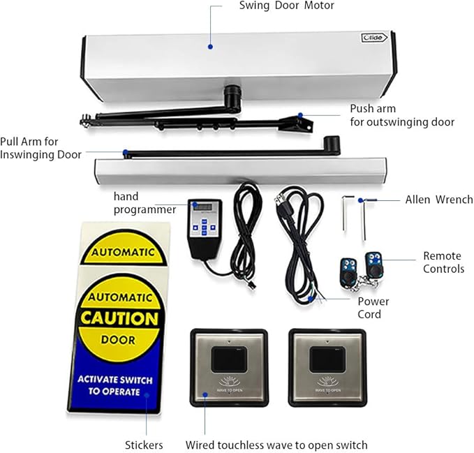 Olideauto Olide-120B Touchless Automatic Door Opener Wave Sensor Switch to - Image 2