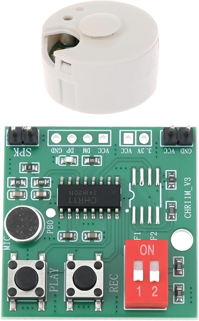 Create idea 2Pcs 35s Recordable Voice Module DIY Sound Recording Chip - Image 3