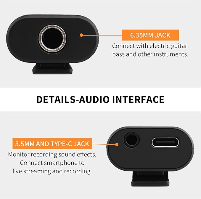 JOYO Guitar Audio Interface Pocket Internal Recording Sound Card - Image 5