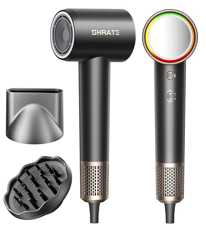 SHRATE Professional High Speed Ionic Hair Dryer | Ultra-Fast Drying | 500 by SHRATE