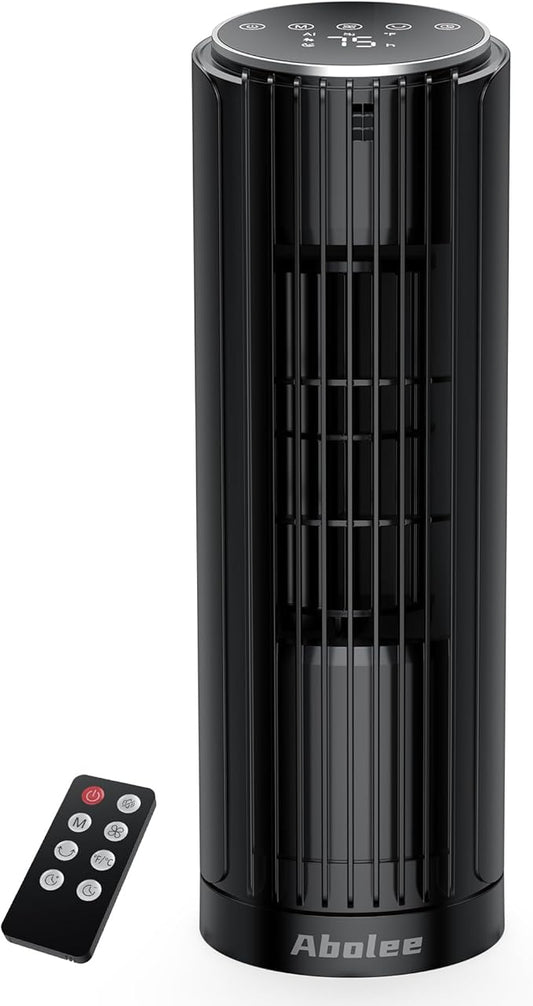 Abolee Tower Fan, 23ft/s Desk Fan, 70° Oscillating Table Fan by Abolee