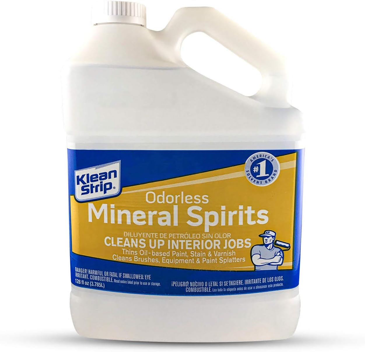 KLEAN-STRIP GKSP94214 Odorless Mineral Spirits, 1-Gallon