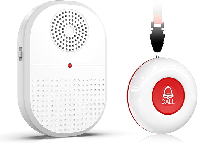 CallToU Caregiver Pager Call Button Elderly Wireless Call Button Vibration by CallToU