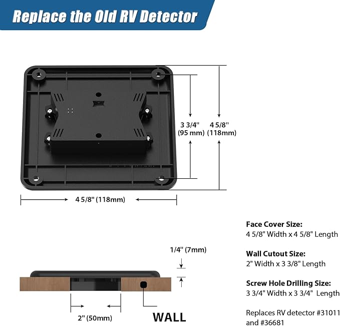 RV Carbon Monoxide & Propane Detectors, Replacement - Image 3