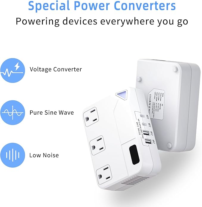 250W Conversion Plug, International Travel Converter - Image 8