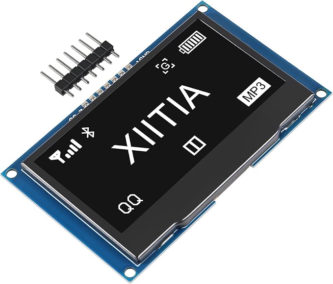 XIITIA 2pcs 2.42 inch 128x64 OLED LCD Display Module SSD1309 7 Pin SPI/IIC I2C - Image 6
