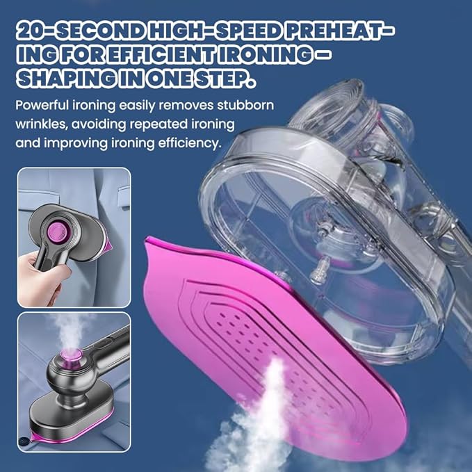 Saker Mini Steam Iron 2026|Portable Handheld Garment SteamerCompact Home Travel - Image 6