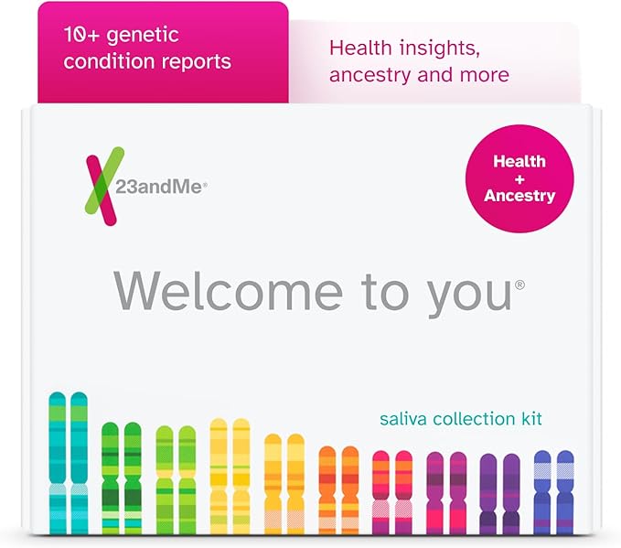 23andMe Health + Ancestry Service: DNA Test Kit, FDA-Authorized Reports by 23andMe