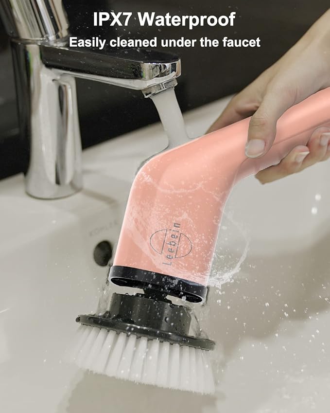 Leebein Electric Spin Scrubber, Cordless Powerful Scrub Brush - Image 7