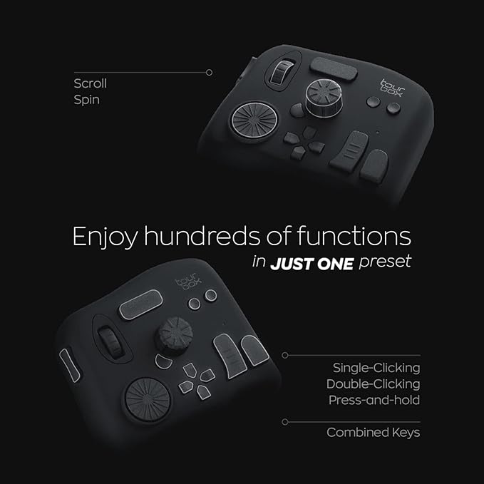 TourBox NEO - Customizable Editing Controller, Photo Color Grading Illustration - Image 5