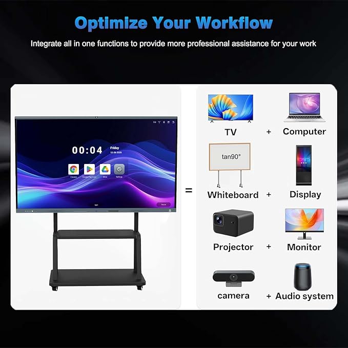 LINGHUFOX Smart Board, 86” Digital whiteboard - Image 6