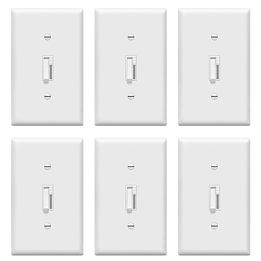 TG Toggle Dimmer Switch for LED, Incandescent Bulbs, Single-Pole or 3-Way by TG