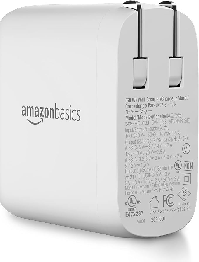 Amazon Basics 68W Two-Port GaN Wall Charger - Image 2