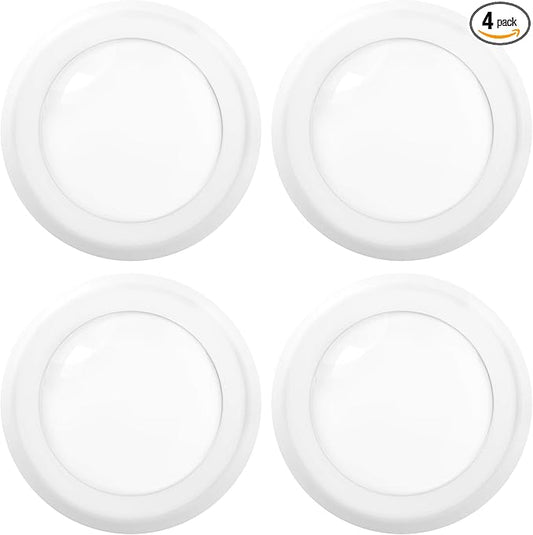 Sunco 5/6 Inch LED Disk Lights, Flush Mount Disc Recessed Ceiling Can Lighting by SuncoLighting