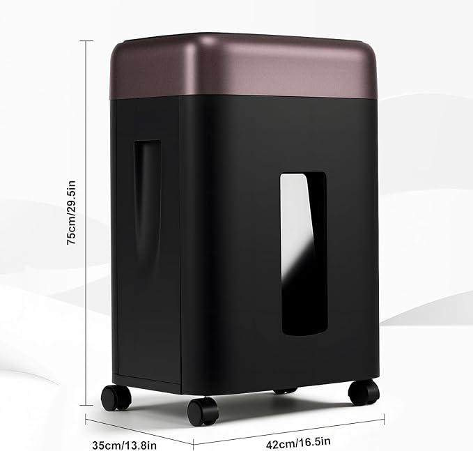 P-7 High Security Paper Shredder, 8-Sheet Micro Cut, 60-min Runtime, 9.2 - Image 7
