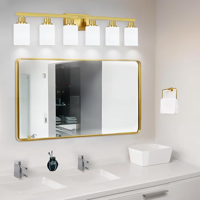 DIKAIDA 6 Light Gold Bathroom Vanity Light - Image 7