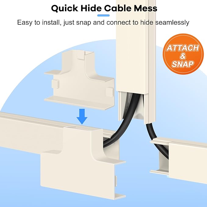 126in Cord Hider Kit, Wire Hiders - Image 4