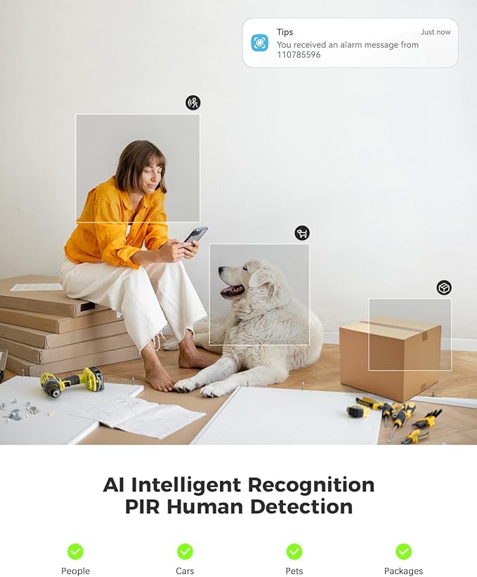 COCOCAM 2K Indoor Pan/Tilt Security Camera - Image 5