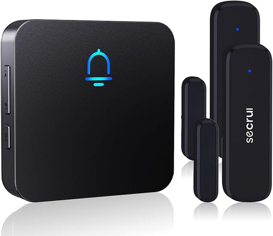 SECRUI Door Chime, Wireless Door Chimes When Door Open Entry by SECRUI