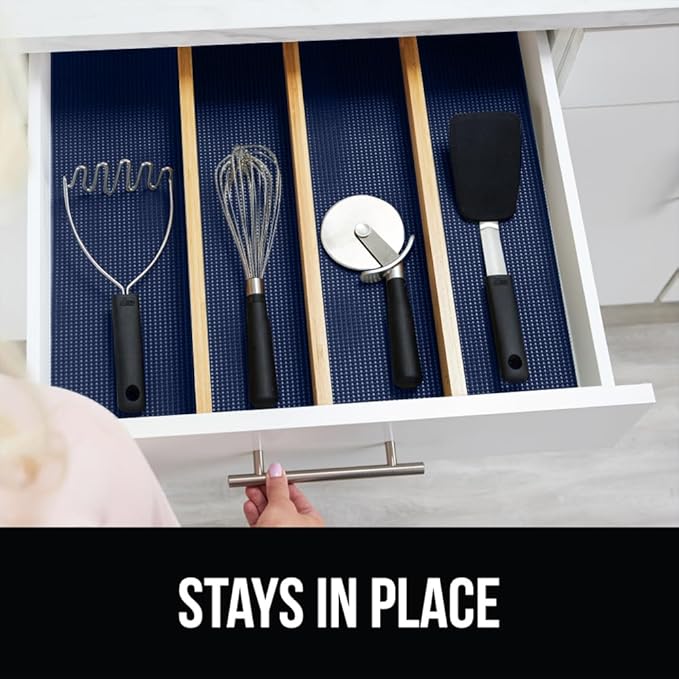 GORILLA GRIP powerGRIP Drawer Shelf and Cabinet Liner, Thick Strong Hold - Image 9