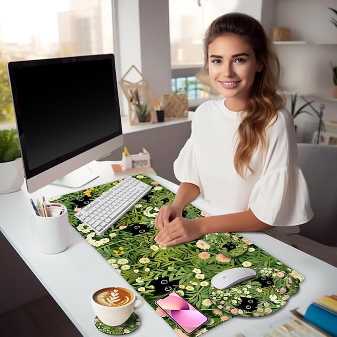 LIMKRIAN Cat Ergonomic Mouse Pad - Image 2