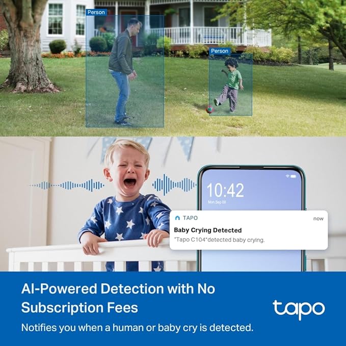 Tapo 1080p Indoor/Outdoor Security Camera - Image 3