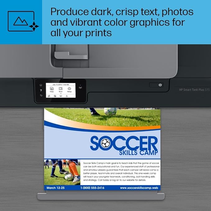 HP Smart Tank Plus 570 Wireless All-in-One Ink Tank Printer - Image 9