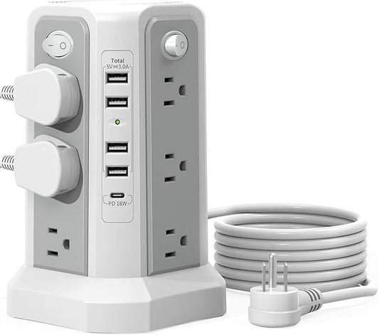 Surge Protector Power Strip Tower by PASSUSSurgeProtectorTower