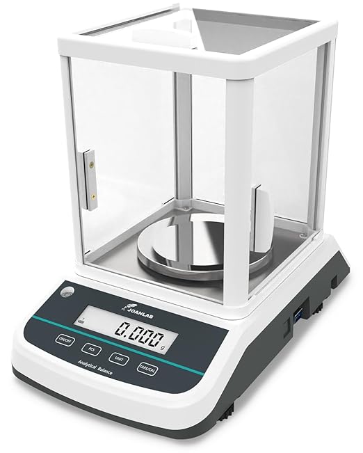 JOANLAB Analytical Balance 200g x 1mg Scale High Precision 0.001g Accuracy by JoanLabEquipmentCoLtd