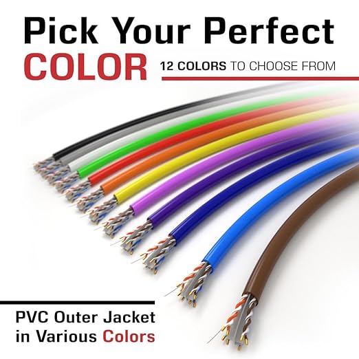 Dripstone CAT6 Ethernet Cable 1000ft Bulk Network LAN Wire 23AWG Solid CCA UTP - Image 6
