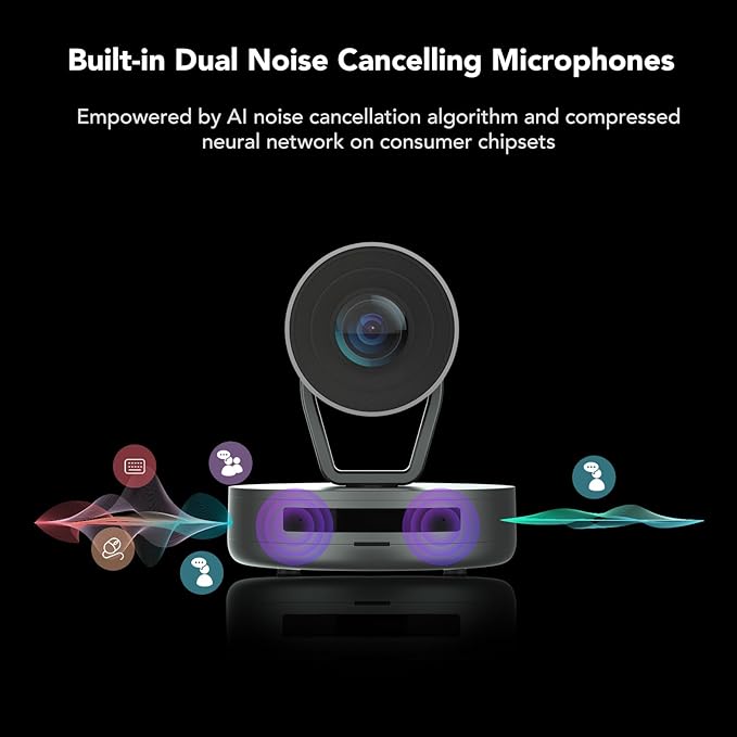 NEARITY V410 NDI PTZ Camera, 2K 10x Hybrid Zoom Video Conference Webcam - Image 6