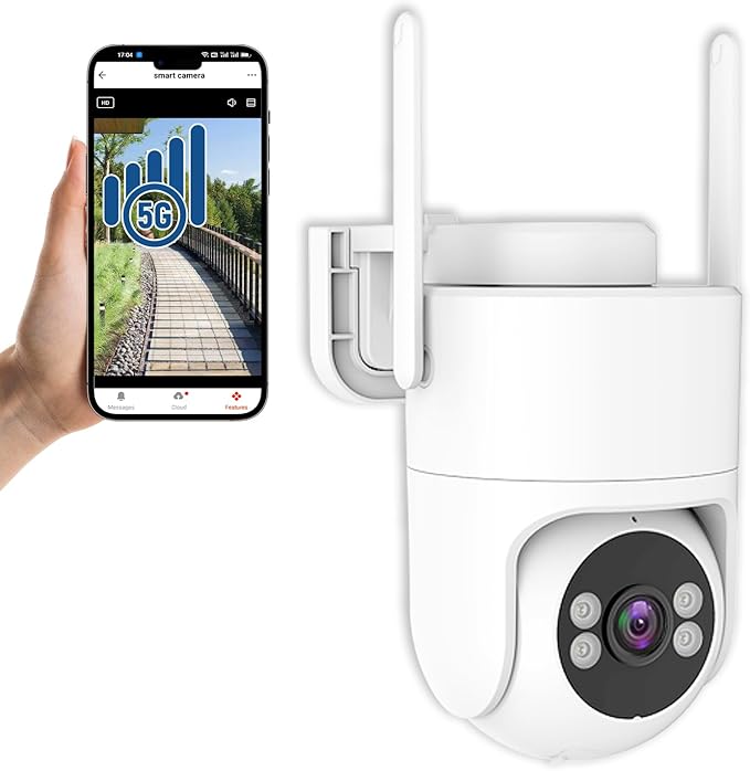 6MP TUYA Security Camera Outdoor, 2.4G/5G WiFi Cameras by FOUKWAKC