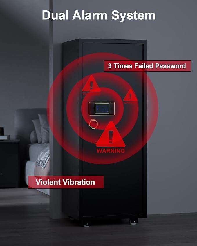 TIGERKING 17.6 Cu Ft Extra Large Home Security Safe – Touchscreen Lock - Image 7