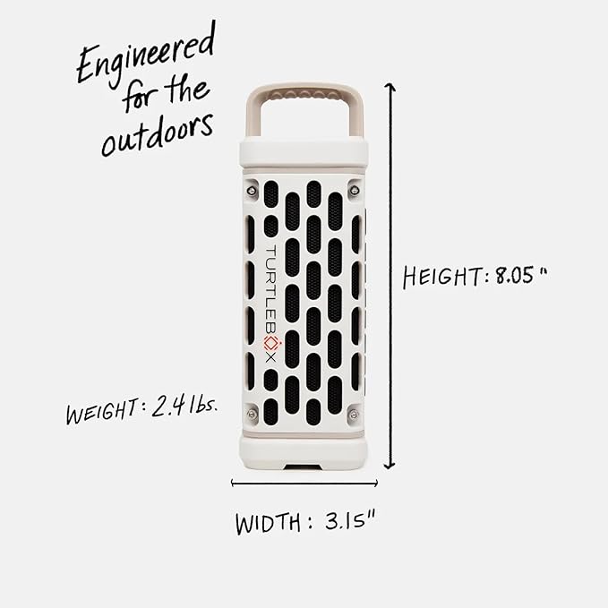 Turtlebox Ranger: Loud! Outdoor Portable Bluetooth 5.4 Speaker | Rugged - Image 2