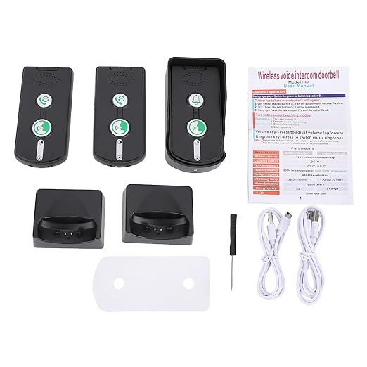 Swokely Rechargeable Wireless Intercom Unit, 2-Way Talking, 500 Meter Talking - Image 9