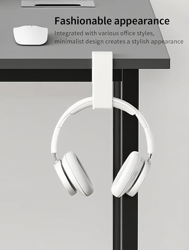 STEARBOR Headphone Hook，Under Desk Headphone Holder - Image 5