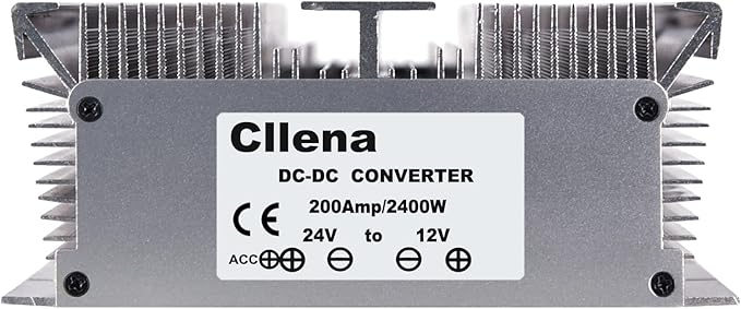Cllena 24V to 12V Step Down Converter Voltage Regulator 200A 2400W Waterproof - Image 4