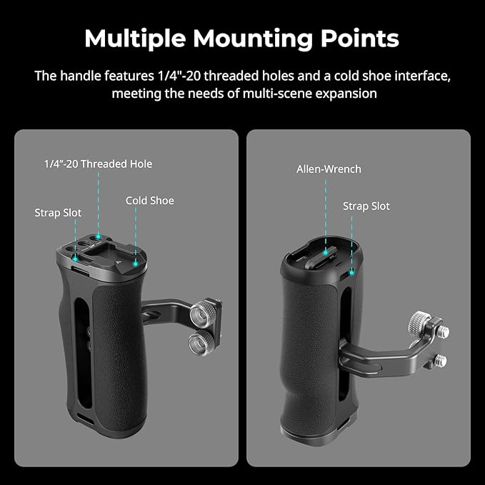 SmallRig Mini Side Handle with 1/4" -20 Screws - Image 5