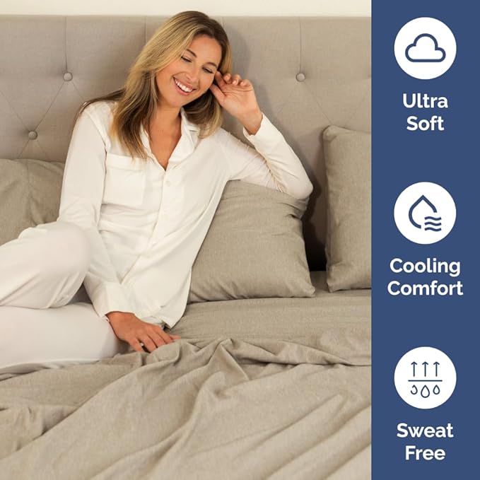 Split Head King Sheet Set – 4 Piece Flex Split Top King Sheets - Image 5
