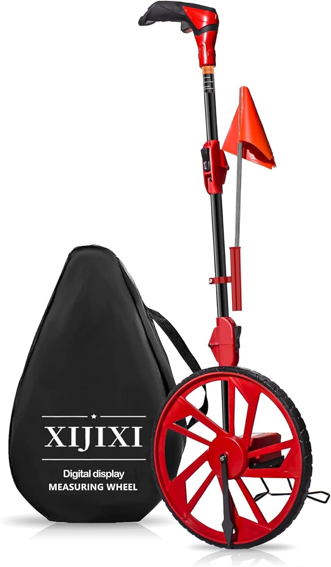 XIJIXI Distance Measuring Wheel in feet, Measure Wheel, Collapsible Rolling by XIJIXI
