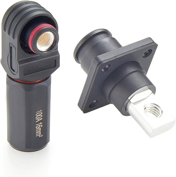 1 Set Battery Energy Storage Connector 100A 16mm² High Current HV Connectors by Unknown