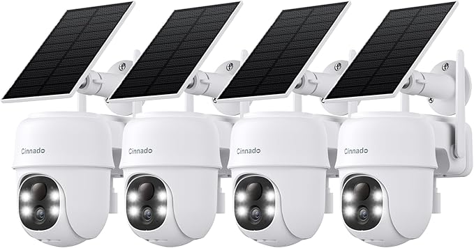 Cinnado 2K Cameras for Home Security-2.4G WiFi Outdoor Camera Wireless by Cinnado
