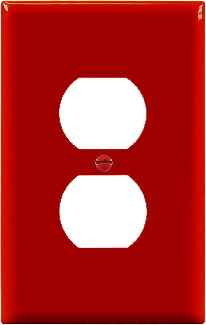 ENERLITES Duplex Receptacle Outlet Wall Plate, Electrical Outlet Cover by Enerlites