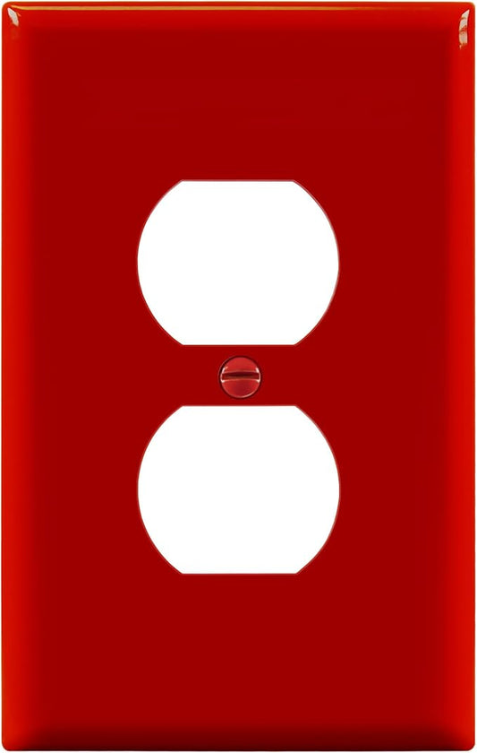 ENERLITES Duplex Receptacle Outlet Wall Plate, Electrical Outlet Cover by Enerlites