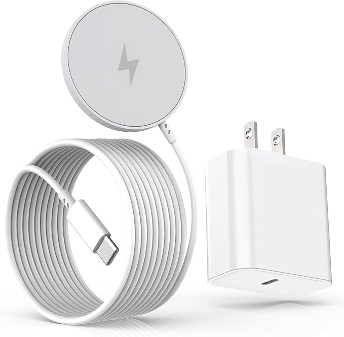 Magnetic iPhone Wireless Charger, 10FT Fast Charging Apple Mag Safe Charger by Kruidvat