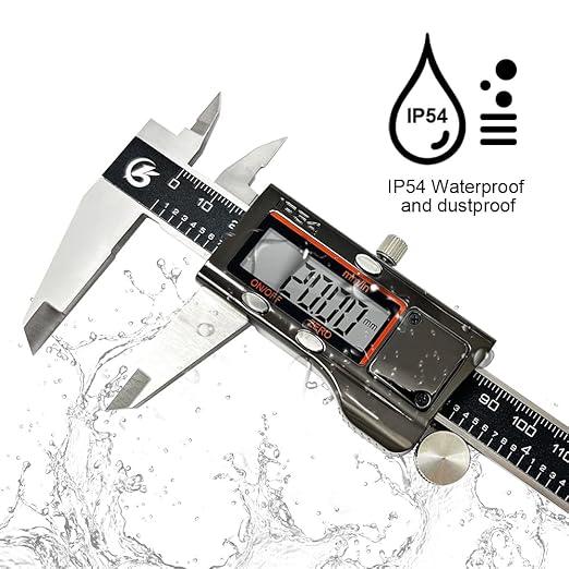 KETOTEK Digital Caliper Measuring Tool, IP54 Waterproof Stainless Steel - Image 3