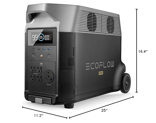EF ECOFLOW Portable Power Station 3600Wh DELTA Pro, 120V AC Outlets x 5 - Image 10