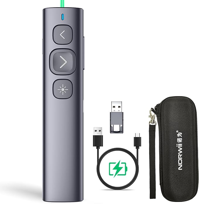 Norwii N95 Presentation Clicker, PowerPoint Clicker by Norwii